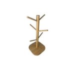 6-CUP Countertop Wooden Holder Stand JL-B04