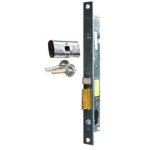 Cisa Electric Dead Lock Latch Slimline Rhs 12VAC 244 X 20MM Face Plate