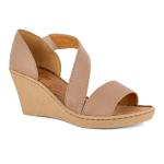 Nompempe Leather Wedge Sandal - Timber - 8