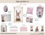 Cot Duvet Bedding – Bubblegum Bunny Set