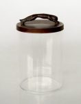 Glass Jar With Metal Lid Leopard Handle – 23X14.5CM