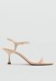 Flare Barely There Heel - Ligt Beige