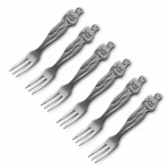 Carrol Boyes Cake Fork Set Of 6 - Woman
