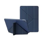 Trifold Protective Flip Case Compatible With Samsung Tab S7 S8 - Blue