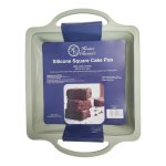 @home Silicon Square Cake Pan With Solid Handles