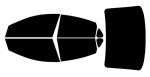 True Line Automotive Precut Window Tint Kit Nano Compatible With Dodge Dart Sedan 2013-2017 Year 50% Fronts 20% Backs