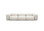 Three Module Sofa - Knit - Creme - 314CM X 115CM