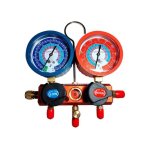 Rothenberger Standard 2 Way Manifold Set For R32 R410A 80MM Gauges