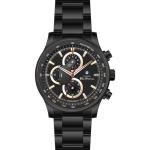 Ben Sherman Mens Black-tone Chronograph Watch With Black Dial