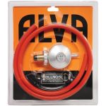 Alva Bullnose Gas Regulator & 1.2M Hose Kit