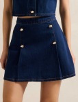 Elise MINI Denim Skirt - 16 Dark Wash Co-ord