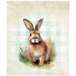 Fabric Paint Tote Bunny