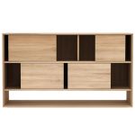 Oslo Sliding Door Sideboard - Sa Pine Cotton White
