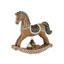 Polyresin Gingerbread Rocking Horse 20X5X20CM