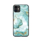 Huex Ink Tempered Glass For Iphone 13 Cover - Turquoise