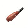 Handmade Solid Wood Smoking Pipe Detachable Design Smooth Resin Mouthpiece