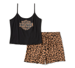 Women’s H-d Leopard Tank & Short Set