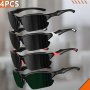 1pcs/4pcs Polarized Sports Sunglasses For Men & Women: Windproof Perfect For Baseball Running Fishing Golf & Driving