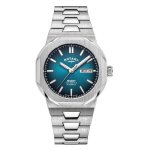 Regent Automatic Stainless Steel Turquoise Dial Men's Watch GB05490 73