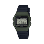 Casio Retro Black And Army Green Digital Watch