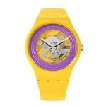 Purple Rings Yellow Watch SO29J100