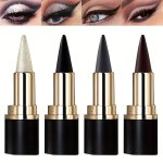 4 Colors Gel Eyeliner Set Gel Cream Eyeliner Pencils Easy To Use Eye Tool Smudge Proof And Waterproof Matte Black Eye-liner Penc