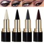 4 Colors Gel Eyeliner Set Gel Cream Eyeliner Pencils Easy To Use Eye Tool Smudge Proof And Waterproof Matte Black Eye-liner Pencil Tattoo Eyeliner