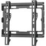 Volkano VK-4021-BK Steel Series Universal Flat And Curved Tv Wall Mount For 19-INCH - 55-INCH Tvs Black