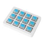 Blue Gateron Low Profile Switch With Holder Set 12PCS SE