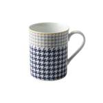 - Blue Check Coffee Mug