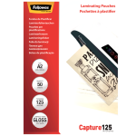 Fellowes Capture A2 Glossy Pouch - 50 Pk 125 Micron