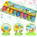 Floor Piano Keyboard Mat Carpet -baby Music Mat