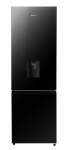 Hisense 347L Combi Fridge With Water Dispenser Black Glass H450BMIB-WD