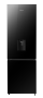 Hisense 347L Combi Fridge With Water Dispenser Black Glass H450BMIB-WD