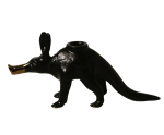Little Aardvark 3 Candle Holder - Matt Black & Bronze