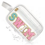 Coshaysoo Clear Swim Bag Waterproof Valentines Grab Bag Gifts For Women Teen Girls Swimmer Team Coach Swimming Pool Accessories