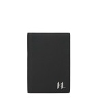 K monogram Passport Holder -black