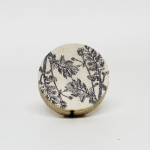 NA0100 Printed Wooden Knob Grass