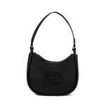 K autograph Patch Shoulder Bag -black nickel