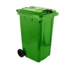 120LTR Wheelie Bin Virgin - Municipality Green