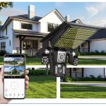 Integrated Solar Street Light With Built-in Security Camera