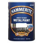 Dulux Hammerite Metal Paint Smooth Silver 5L
