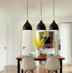 Elegance 3-LIGHT Indoor Island Pendant Light - Black