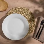 Round Seagrass Placemat Wheat