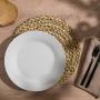 Round Seagrass Placemat Wheat