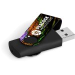 AXIS Gyro Black Flash Drive - 32GB - Yellow 32GB