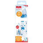 Temperature Control Bottle Silicone Teat 0-6 Months 300 Ml Blue green