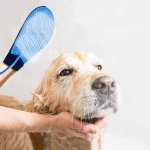 Deep Cleaning Pet Brush Glove With Hose
