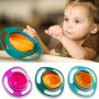 360 Rotating Baby Feeding Bowl - Perfect For Salads Soups & More - Ideal Gift For Halloween Christmas Thanksgiving & Easter