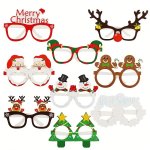 9PCS Festive Glasses For Christmas Birthdays Weddings And Parties Perfect Photo Props And Party Supplies
